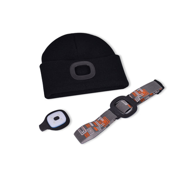 Light´n Cap Mütze mit LED schwarz