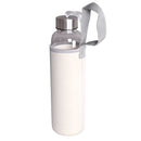 Glastrinkflasche 500ml grau