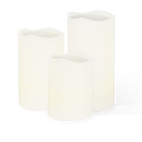 LED Echtwachskerzen 3tlg. Set