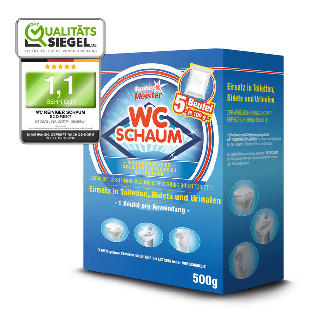 WC Schaum 5x 100g Beutel