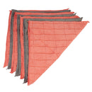 Mikrofaser Tücher 7er Set grau korall