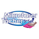 MINI Mikrofaser Tücher 5er Set 20x20cm