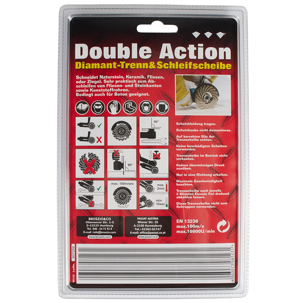 Double Action Diamanttrennscheibe