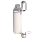 Glastrinkflasche 500ml grau