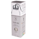 Glastrinkflasche 500ml grau